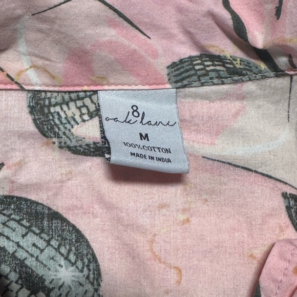 8 Oak Lane Disco Party PJ Set with shorts & Short Sleeve Top - Size Medium - Picture 4 of 4